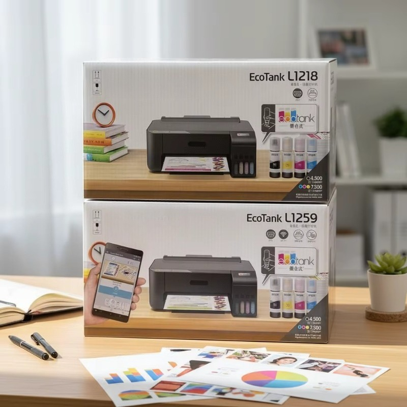 Photo Printer - A4サイズ、安価で使いやすいカラーインクジェットプリンター、学生、家庭、オフィス、ファイル、写真印刷に最適