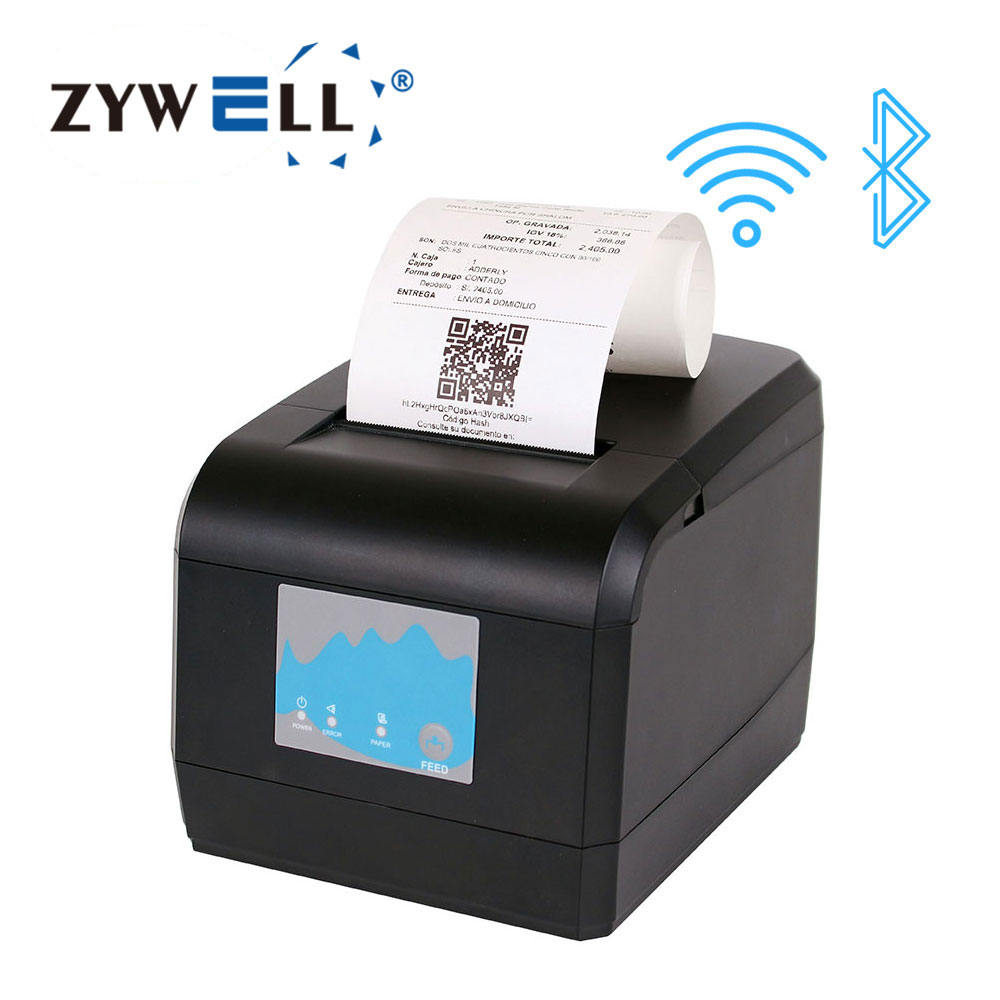 Thermal Printer - 新発売 Wifiプリンター Zywell ZY908 サーマルプリンター 格安