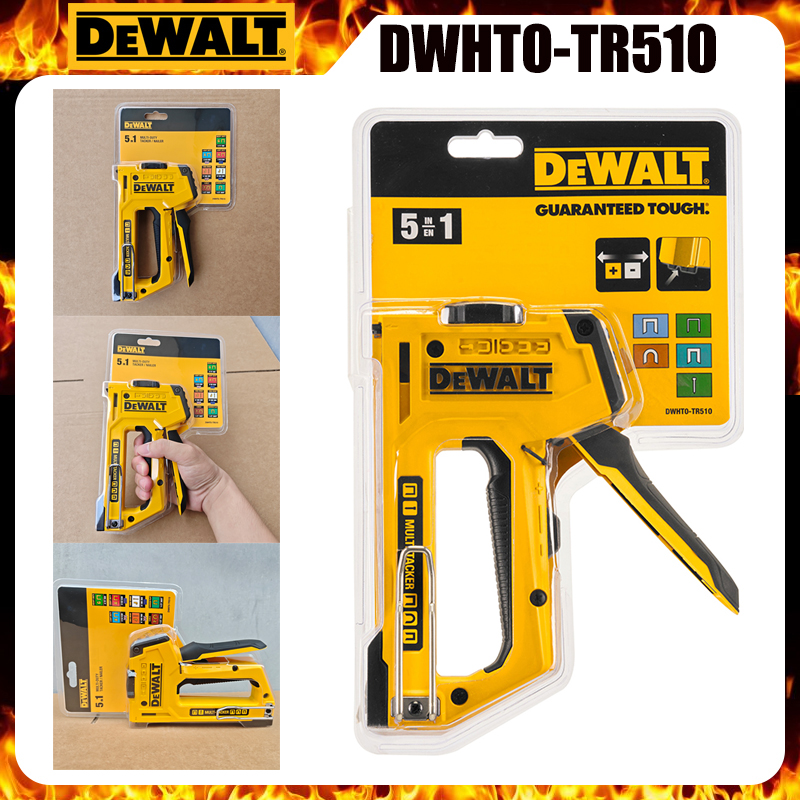 Stapler Heavy Duty - DeWALT DWHT0-TR510 5-in-1 マルチタッカー ステープラー＆ネイラー ヘビーデューティー