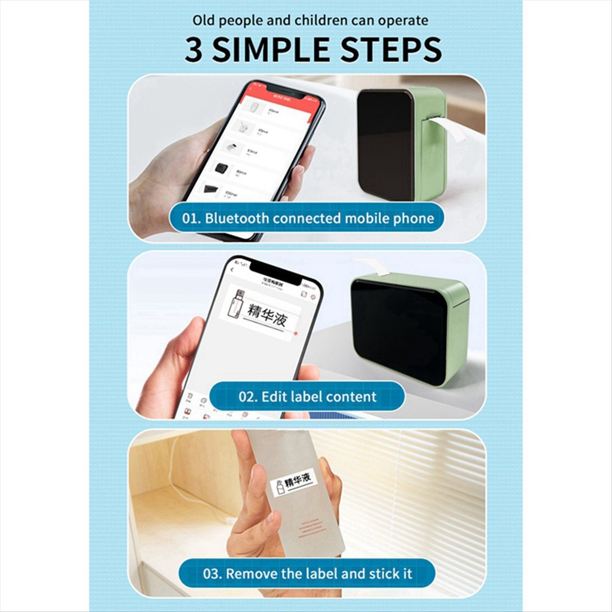 P15ワイヤレスラベルプリンターに適合、ポータブルBluet - Label Maker のレビューと価格