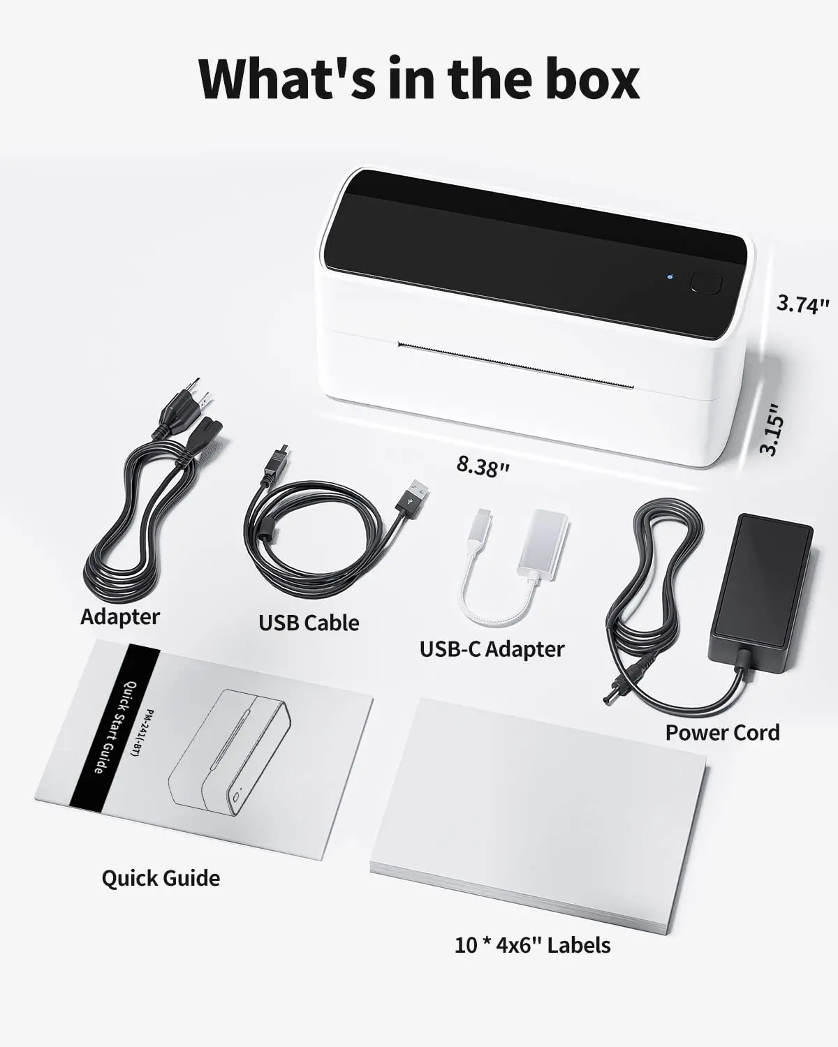 2026 Phomemo 241bt 4x6配送用ラベル多機 - Label Printer のレビューと価格