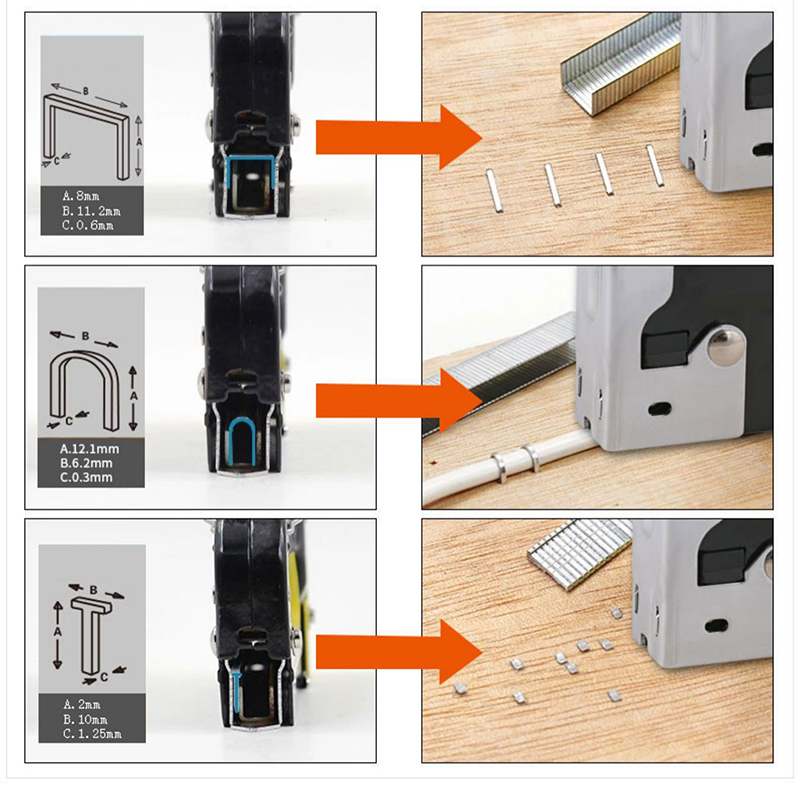 T/U/ドア型ヘビーデューティステープル木工用釘、内装装飾/ - Stapler Heavy Duty のレビューと価格