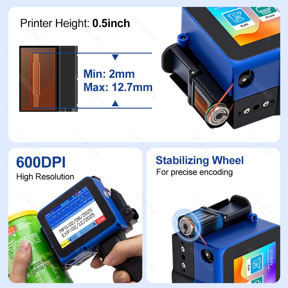 12.7mmラベルインクジェットプリンター、ハンドヘルドプリ - Commercial Fabric Printing Machine のレビューと価格