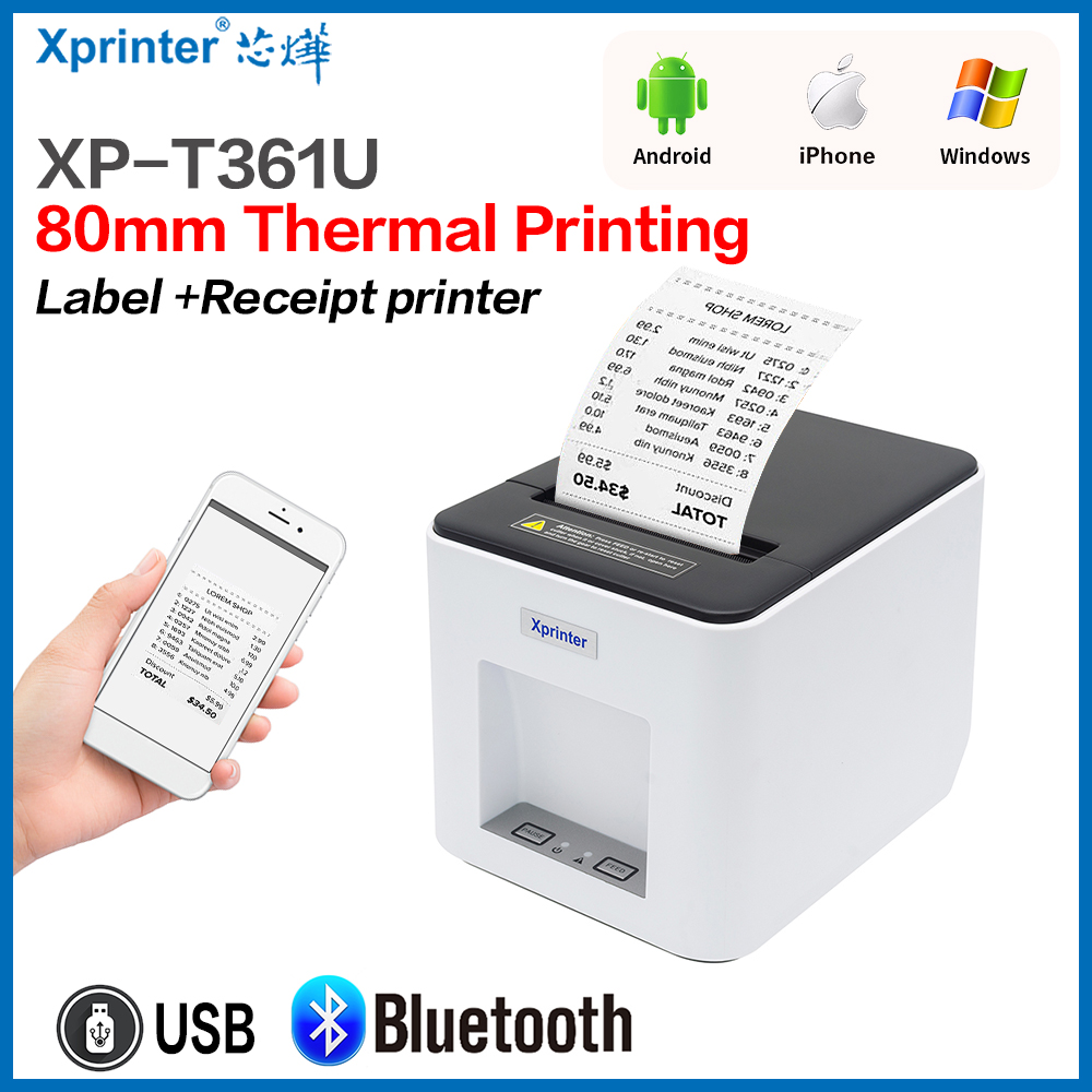 Xprinter 361bサーマルラベルプリンター,バーコー - Commercial Book Printing Machines のレビューと価格